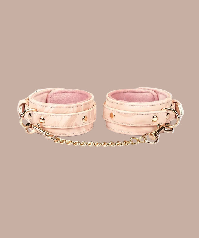 Liebe Seele Boudoir Amor Vegan Ankle Cuffs – Blush Pink