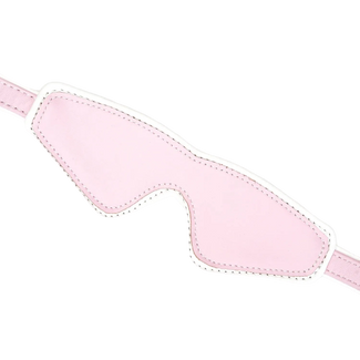 Liebe Seele Fairy Leather Blindfold – Pink & White Liebe Seele Fairy Leather Blindfold – Pink & White