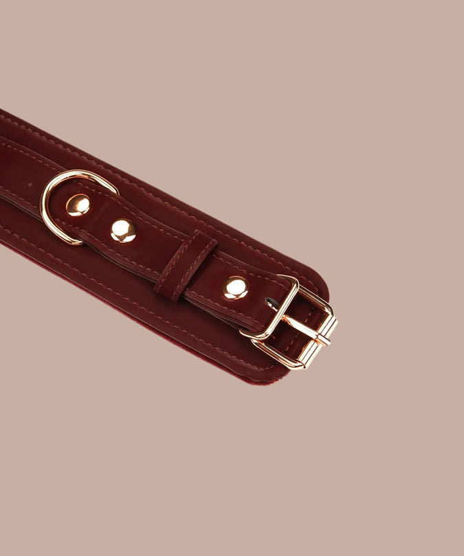 Liebe Seele Vegan Handboeien – Metallic Schaduw Donkerrood