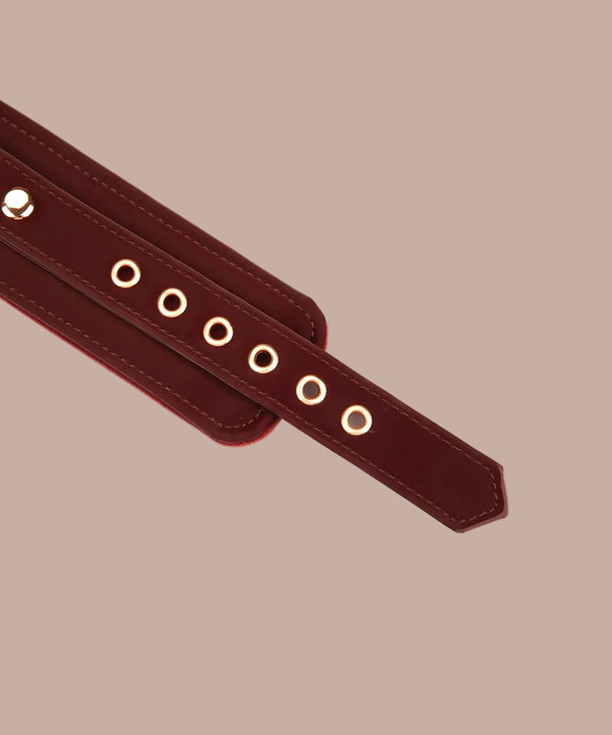 Liebe Seele Vegan Handboeien – Metallic Schaduw Donkerrood