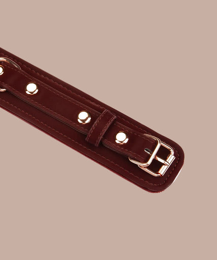 Liebe Seele – Metallic Shade Vegan Collar with Leash Liebe Seele – Metallic Shade Vegan Collar with Leash
