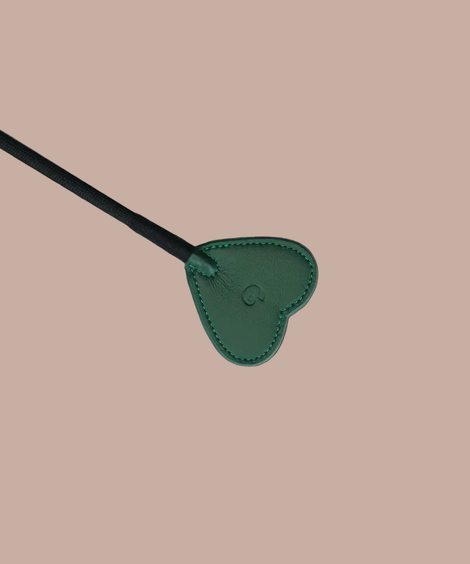 Liebe Seele Leather Riding Crop – Mossy Chic Green