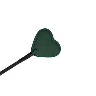 Liebe Seele Mossy Chic Leather Riding Crop – Green Liebe Seele Mossy Chic Leather Riding Crop – Green