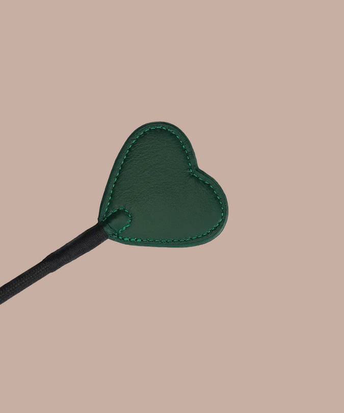 Liebe Seele Leather Riding Crop – Mossy Chic Green