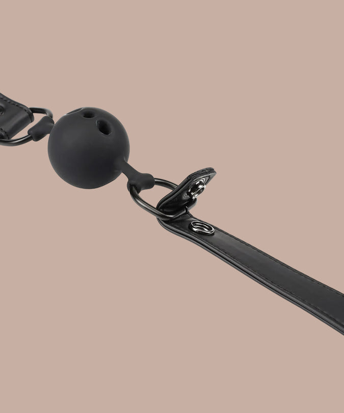 Liebe Seele Vegan Fetish Ball Gag – Black