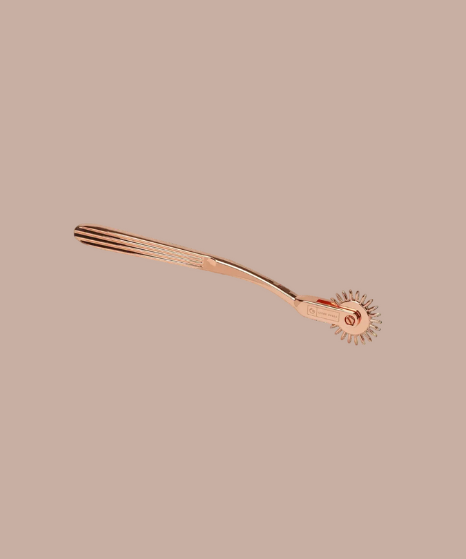 Liebe Seele X-Rose Single Row Wartenberg Pinwheel – Silver