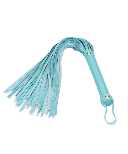 Liebe Seele Siren's Cove Lamb Leather Flogger – Blue Liebe Seele Siren's Cove Lamb Leather Flogger – Blue