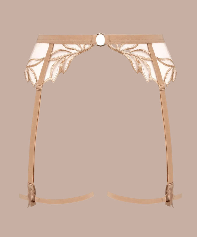 Atelier Amour – Dolce Vita Suspender Belt Dune