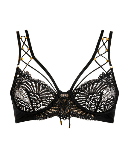 Atelier Amour – Enlace Moi Half Cup Bra Black Atelier Amour – Enlace Moi Half Cup Bra Black