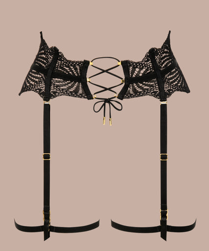 Atelier Amour – Enlace Moi Suspender Belt Black Atelier Amour – Enlace Moi Suspender Belt Black