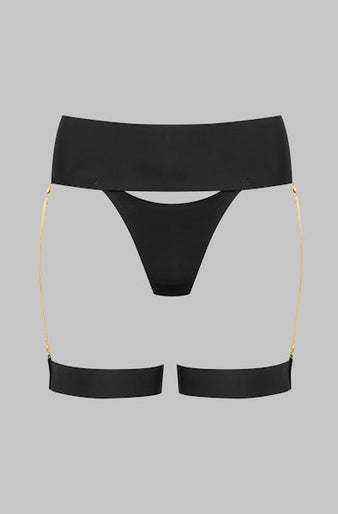 Maison Close – Tapage Nocturne Jewelry Suspender Tanga – Black Maison Close – Tapage Nocturne Jewelry Suspender Tanga – Black