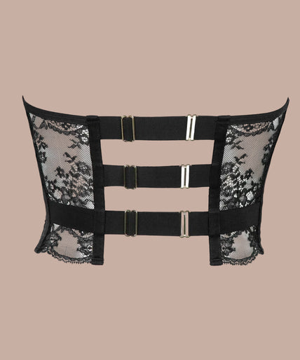 Atelier Amour – Evasion Sensuelle Open Bustier Zwart Atelier Amour – Evasion Sensuelle Open Bustier Zwart
