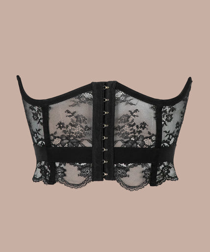 Atelier Amour – Evasion Sensuelle Open Bustier Zwart Atelier Amour – Evasion Sensuelle Open Bustier Zwart