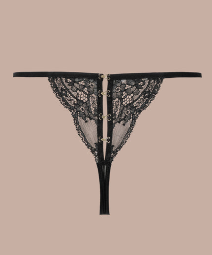 Atelier Amour – Evasion Sensuelle String Zwart Atelier Amour – Evasion Sensuelle String Zwart