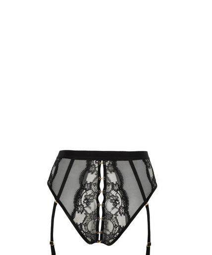 Atelier Amour Evasion Sensuelle Open Harness Slip – Zwart Atelier Amour Evasion Sensuelle Open Harness Slip – Zwart