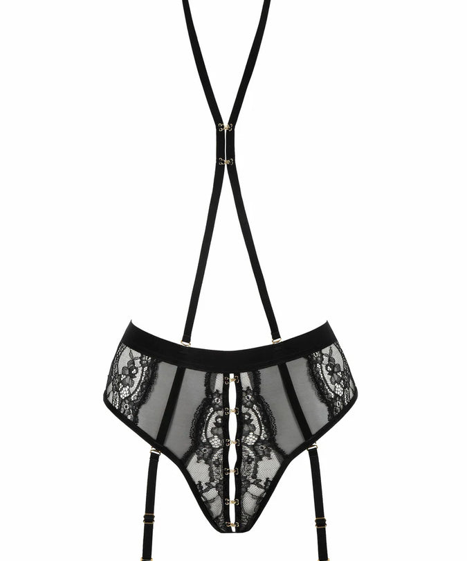 Atelier Amour Evasion Sensuelle Open Harness Brief – Black