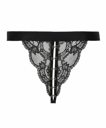 Atelier Amour Evasion Sensuelle Mini Open Slip – Zwart Atelier Amour Evasion Sensuelle Mini Open Slip – Zwart