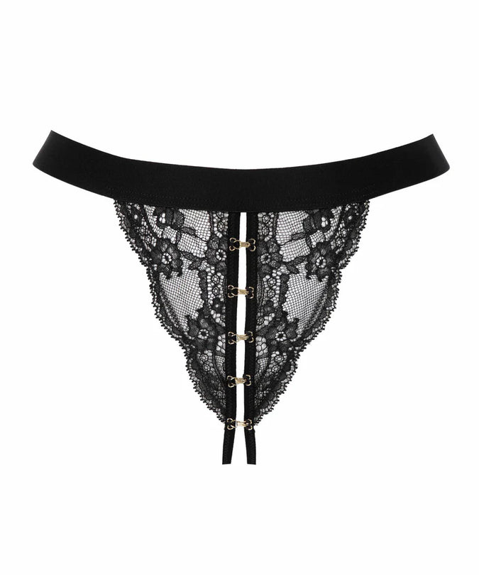 Atelier Amour Evasion Sensuelle Mini Open Brief – Black