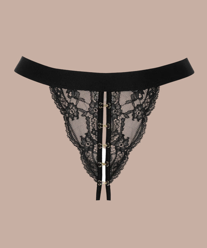 Atelier Amour – Evasion Sensuelle Mini Open Brief Black