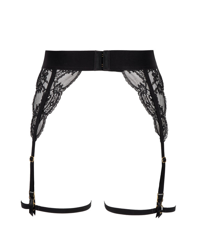 Atelier Amour Evasion Sensuelle Suspender – Black