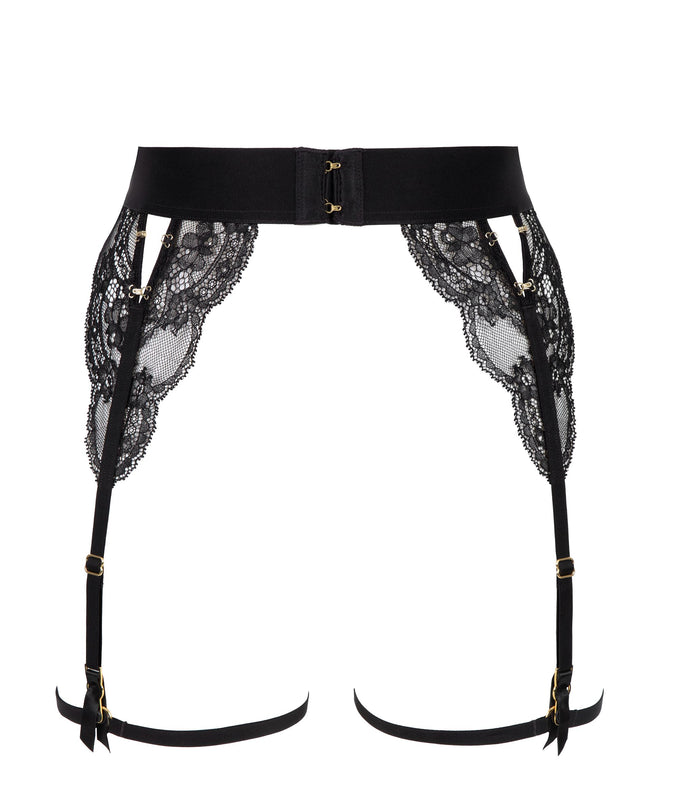Atelier Amour Evasion Sensuelle Suspender – Black