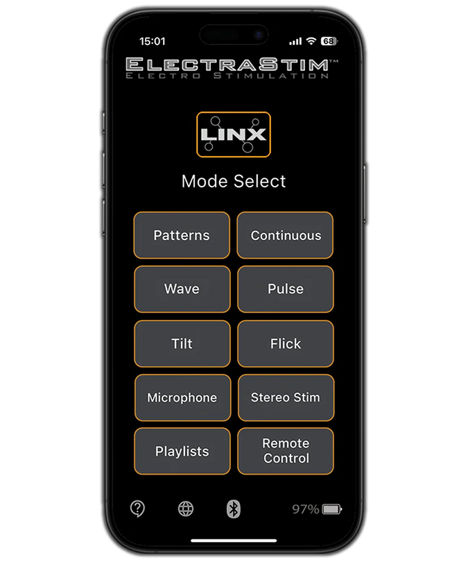 ELECTRASTIM - LINX DUAL-CHANNEL ELECTRO STIMULATOR WITH APP & REMOTE CONTROL