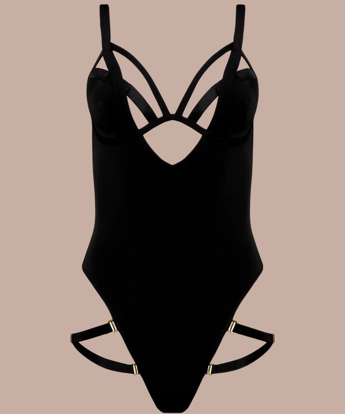 Maison Close – Fatale Bodysuit Black