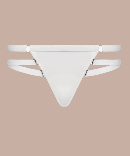 Maison Close – Fatale Thong White – Lingerie & Bikini / Swimwear Maison Close – Fatale Thong White – Lingerie & Bikini / Swimwear