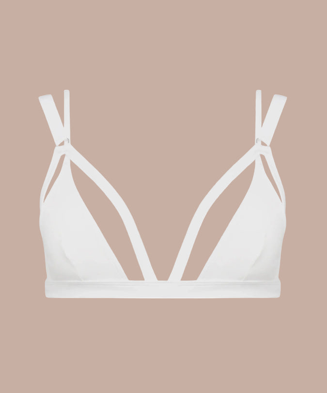 Maison Close – Fatale Triangle Beha Wit – Lingerie & Bikini / Badkleding