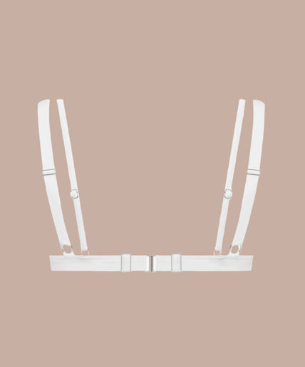 Maison Close – Fatale Triangle Bra White – Lingerie & Bikini / Swimwear Maison Close – Fatale Triangle Bra White – Lingerie & Bikini / Swimwear