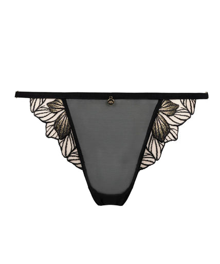 Atelier Amour Fleur Défendue Brief - Black Atelier Amour Fleur Défendue Brief - Black