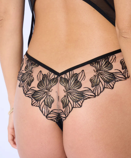 Atelier Amour Fleur Défendue Bodysuit - Black Atelier Amour Fleur Défendue Bodysuit - Black