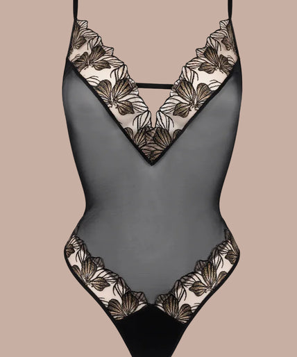 Atelier Amour – Fleur Défendue Bodysuit Black Atelier Amour – Fleur Défendue Bodysuit Black