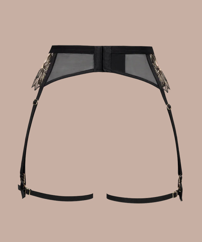 Atelier Amour – Fleur Défendue Suspender Black
