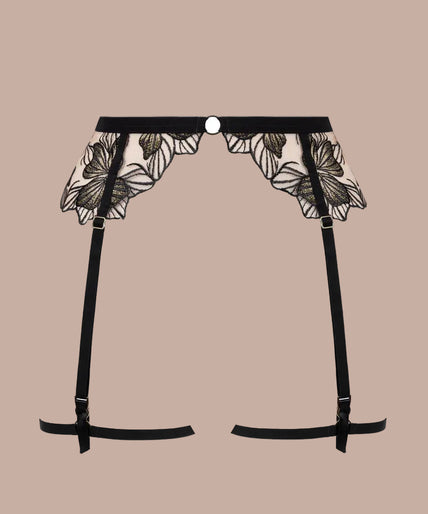 Atelier Amour – Fleur Défendue Suspender Black Atelier Amour – Fleur Défendue Suspender Black