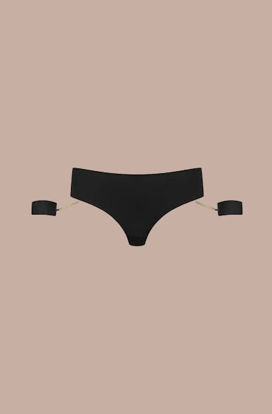 Maison Close – Tapage Nocturne Open Tanga Jewelry Handcuffs Black