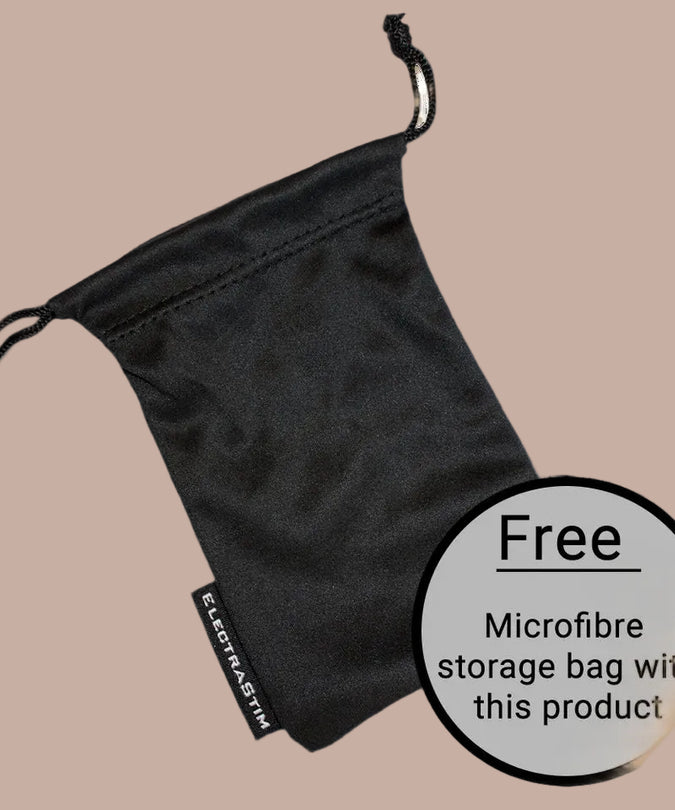 ElectraStim – Silicone Black Rocker Butt Plug Small