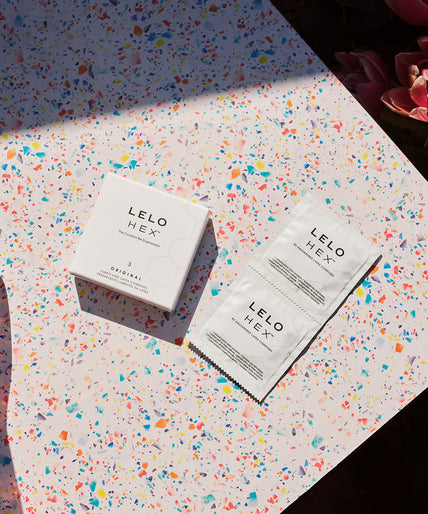 Pleasure nummer 18 van LELO: HEX condooms, originele verpakking van 36 stuks. Pleasure nummer 18 van LELO: HEX condooms, originele verpakking van 36 stuks.