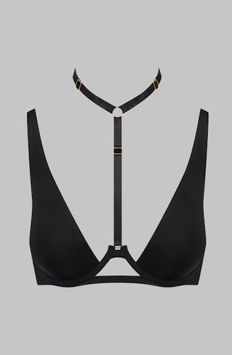 Maison Close – Tapage Nocturne Scarf Bra – Black Maison Close – Tapage Nocturne Scarf Bra – Black