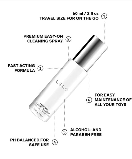 Pleasure Number 16 van LELO: Toy Cleaning Spray 60 ml Pleasure Number 16 van LELO: Toy Cleaning Spray 60 ml