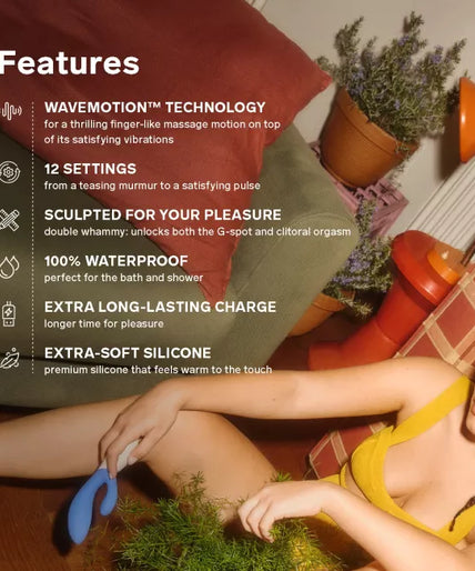 Pleasure nummer 22 van LELO: Ina Wave 2 Pruim - Rabbit Vibrator Pleasure nummer 22 van LELO: Ina Wave 2 Pruim - Rabbit Vibrator