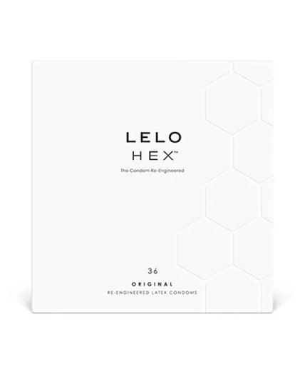Pleasure nummer 18 van LELO: HEX condooms, originele verpakking van 36 stuks. Pleasure nummer 18 van LELO: HEX condooms, originele verpakking van 36 stuks.