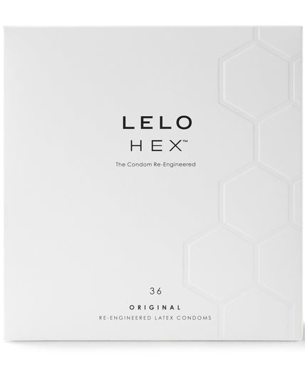 Pleasure nummer 18 van LELO: HEX condooms, originele verpakking van 36 stuks. Pleasure nummer 18 van LELO: HEX condooms, originele verpakking van 36 stuks.