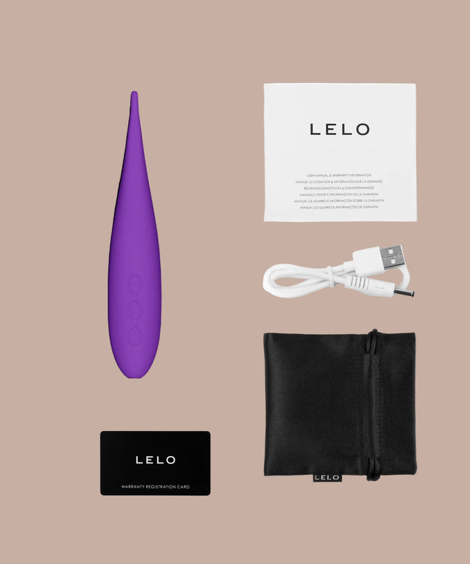 LELO – DOT Travel Clitoral Stimulator – Purple - by Pleasurements