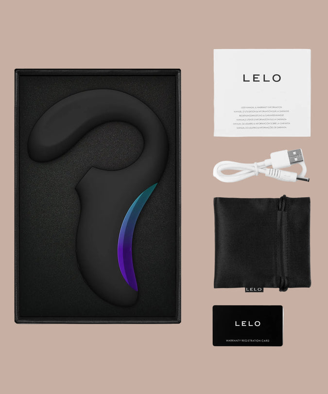 Pleasure Number 20 by LELO: ENIGMA Wave Black - Sonic Vibrator