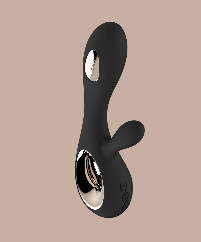 LELO – SORAYA Wave Rabbit Vibrator – Black - by Pleasurements