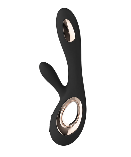 LELO – SORAYA Wave Rabbit Vibrator – Black - by Pleasurements LELO – SORAYA Wave Rabbit Vibrator – Black - by Pleasurements