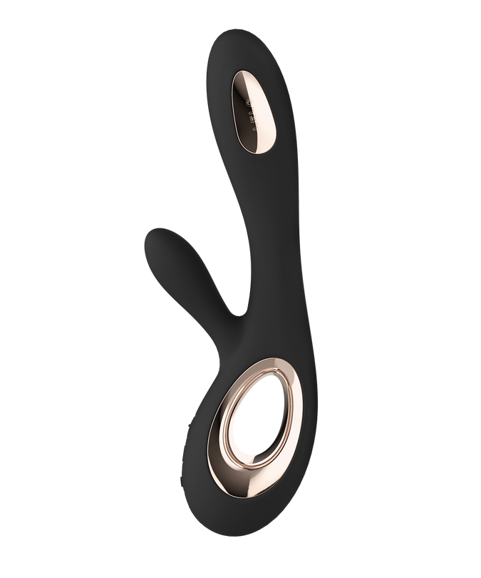 Pleasure nummer 23 van LELO: Soraya Wave Black - Rabbit Vibrator