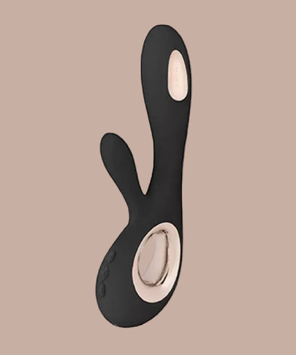 LELO – SORAYA Wave Rabbit Vibrator – Black - by Pleasurements LELO – SORAYA Wave Rabbit Vibrator – Black - by Pleasurements