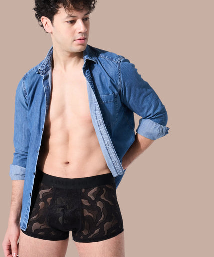 Atelier Amour – Men Boxer Camo in Black Atelier Amour – Men Boxer Camo in Black